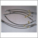 Stahlflex-Bremsleitungen, Ring 10 Grad gekröpft/ Länge 290mm